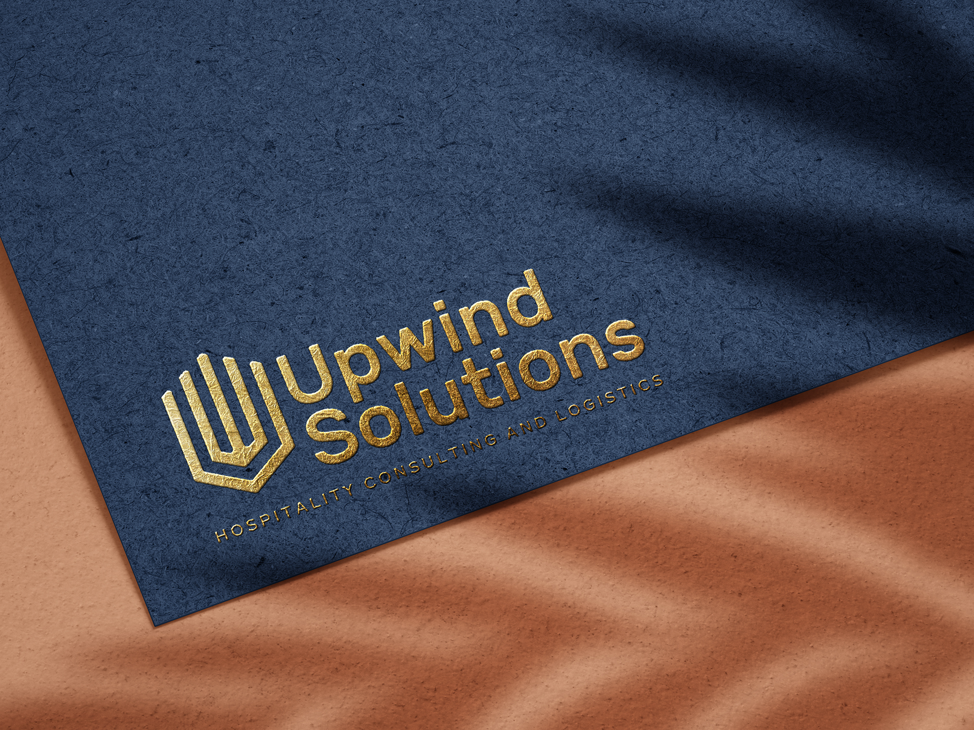 Brand identity and logo design for Upwind Solutions, created by Elkana freelance web design & development