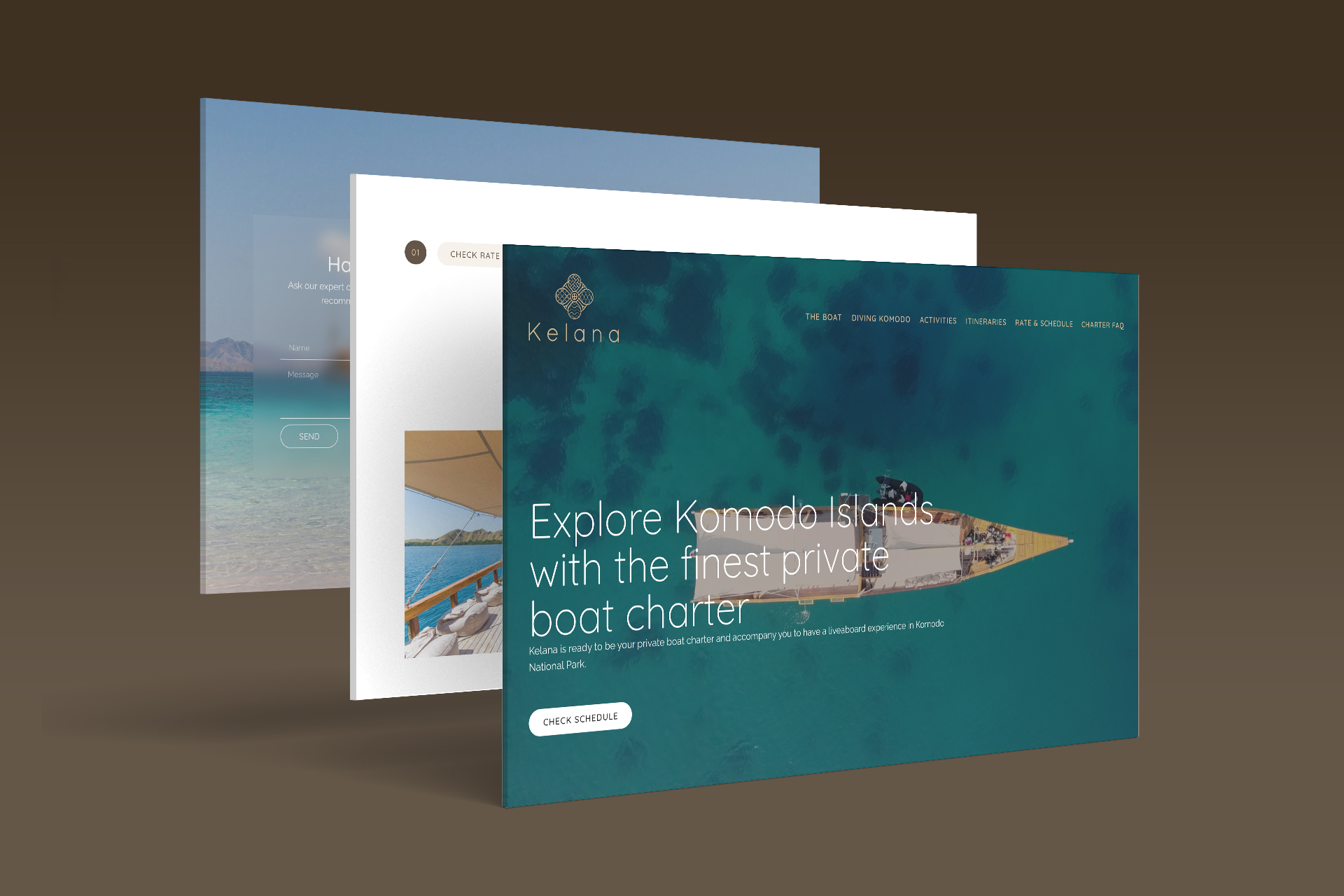 Kelana site design project by Elkana freelance web design & development
